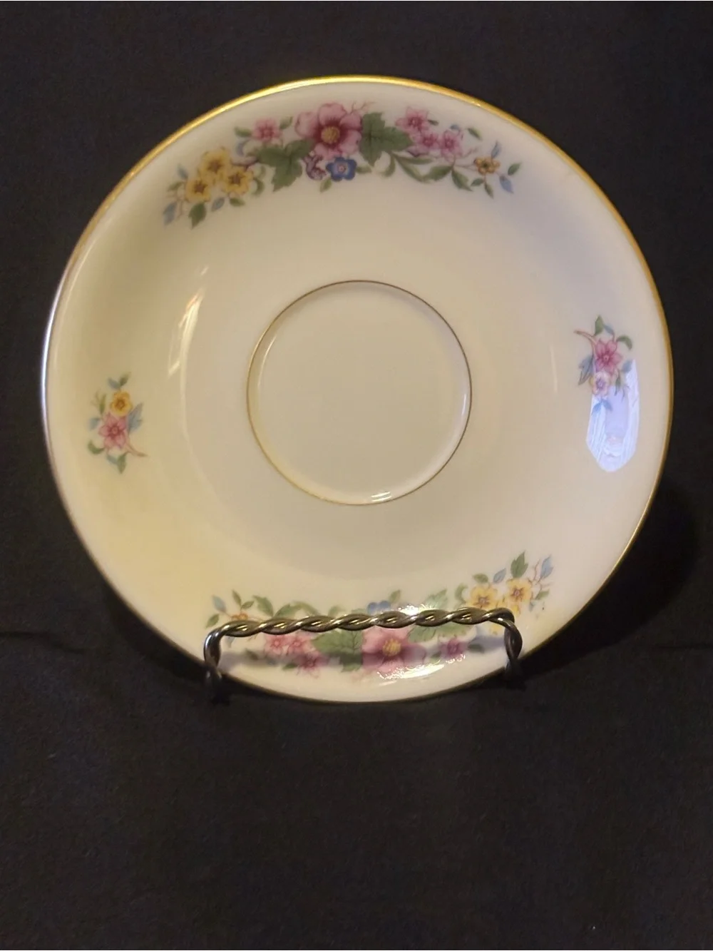 Vintage Floral Lenox Avon S300 Teacup and Saucer Set
